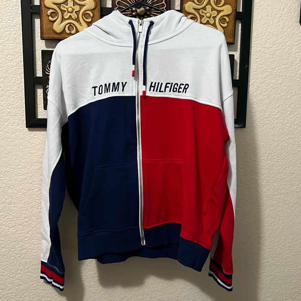 TOMMY HILFIGER zip up hoodie